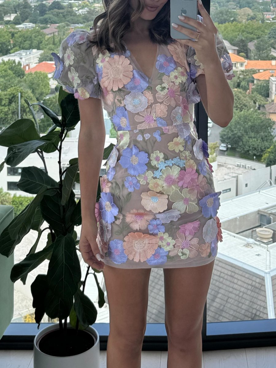 Pastels&Florals Dress-1