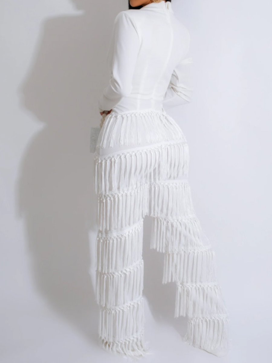 Chic Fringed Jumpsuit