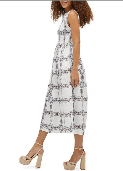 The Slim printed MIDI Dress