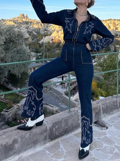 The Cowboy Denim Jumpsuit