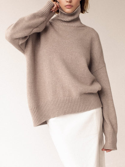 Pure Color Casual Sweater