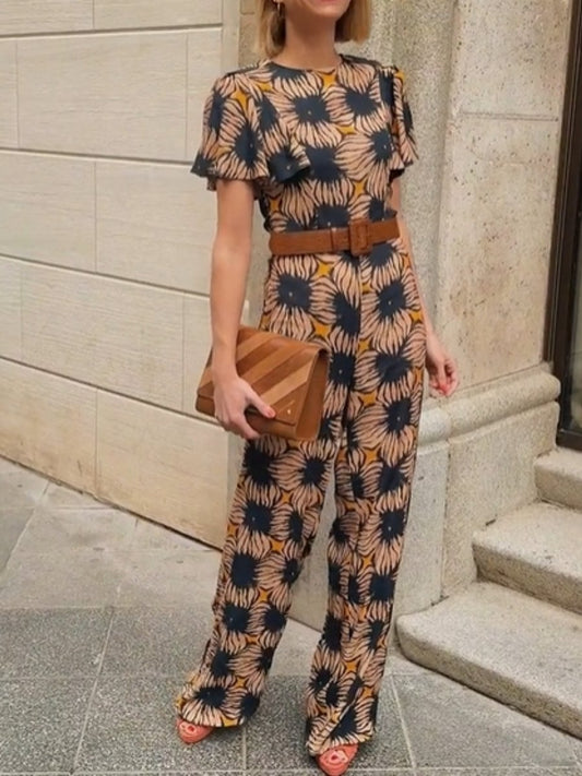 New Printed Chic Jumpsuit