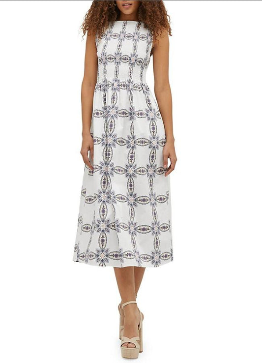 The Slim printed MIDI Dress