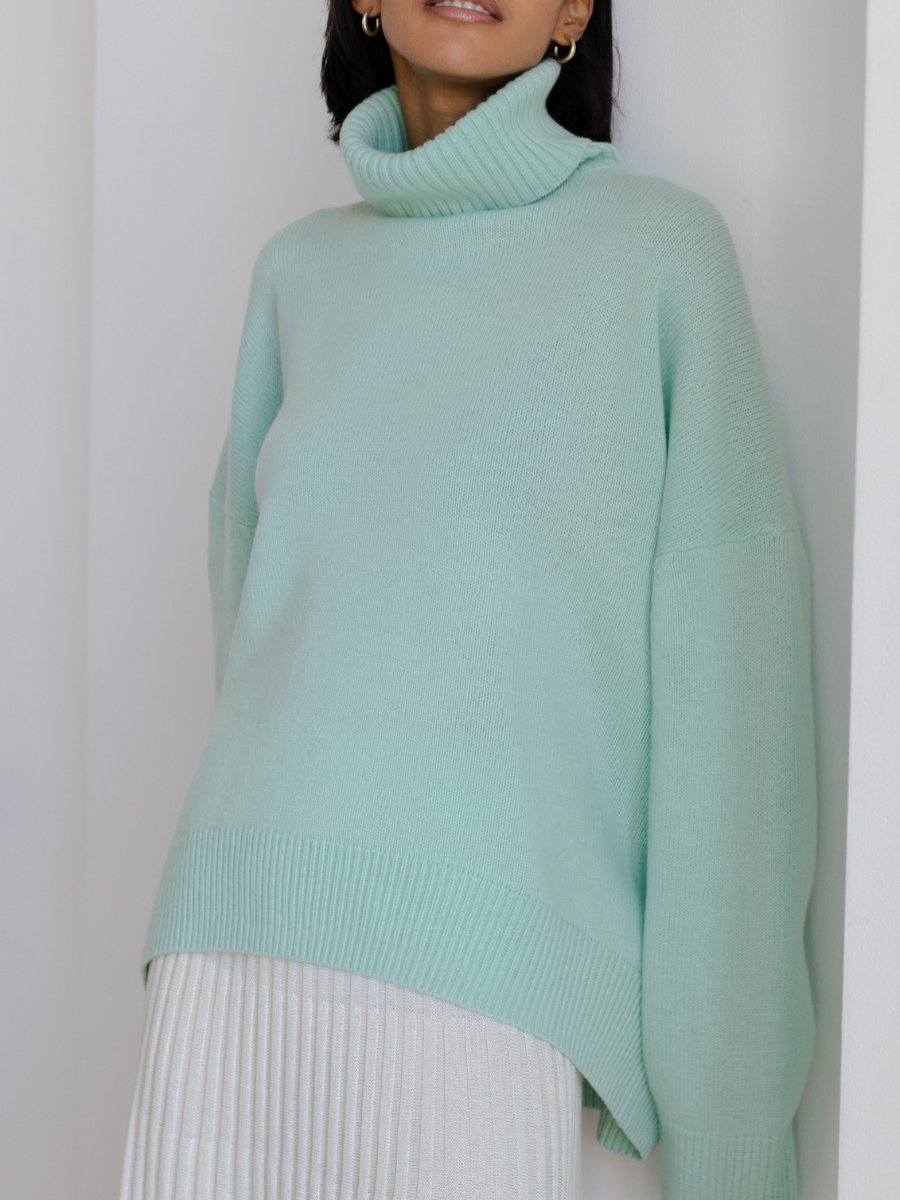 Pure Color Casual Sweater